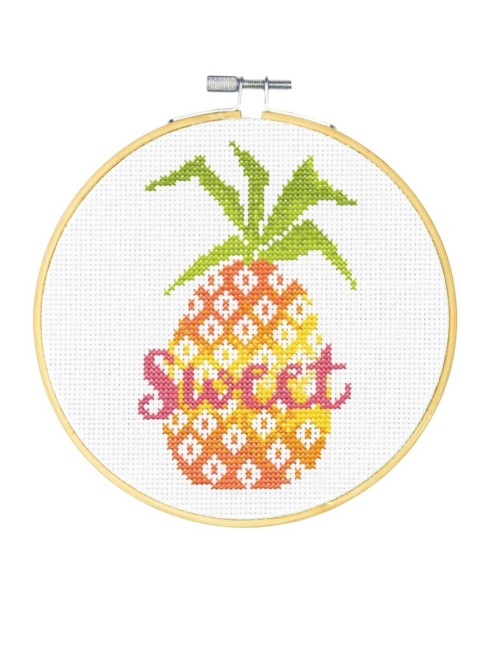Dimensions Counted Cross Stitch Kit Sweet Pineapple 7275343 Tropical Fruit NEW